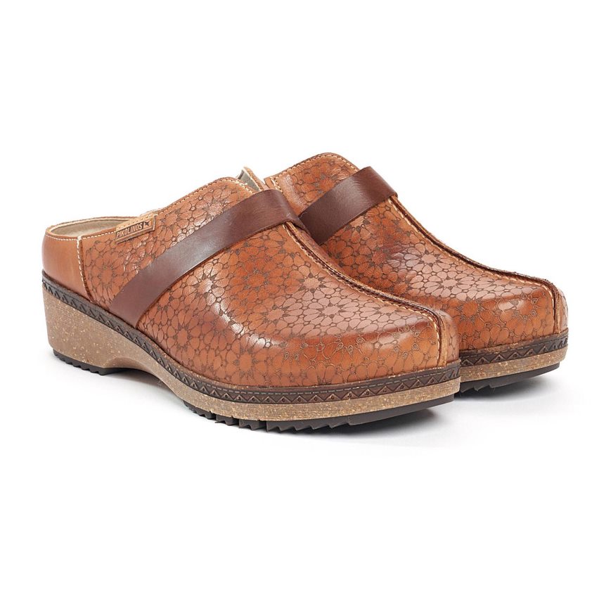 Women's Pikolinos GRANADA Clogs Brown | NZ E28Q715